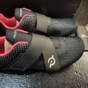 Peloton Altos Cycling Shoes Black Red BS03-01UB-105 Men Size 10.5 Women Size 12